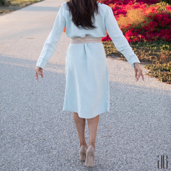 Young Fabulous & Broke Chicago Tie Coat - Sage - Picture 3 of 3